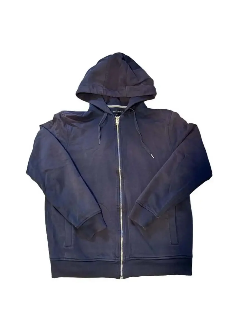 Banana Republic Navy Blue Full Zip Hoodie Sweatshirt Men's Size L